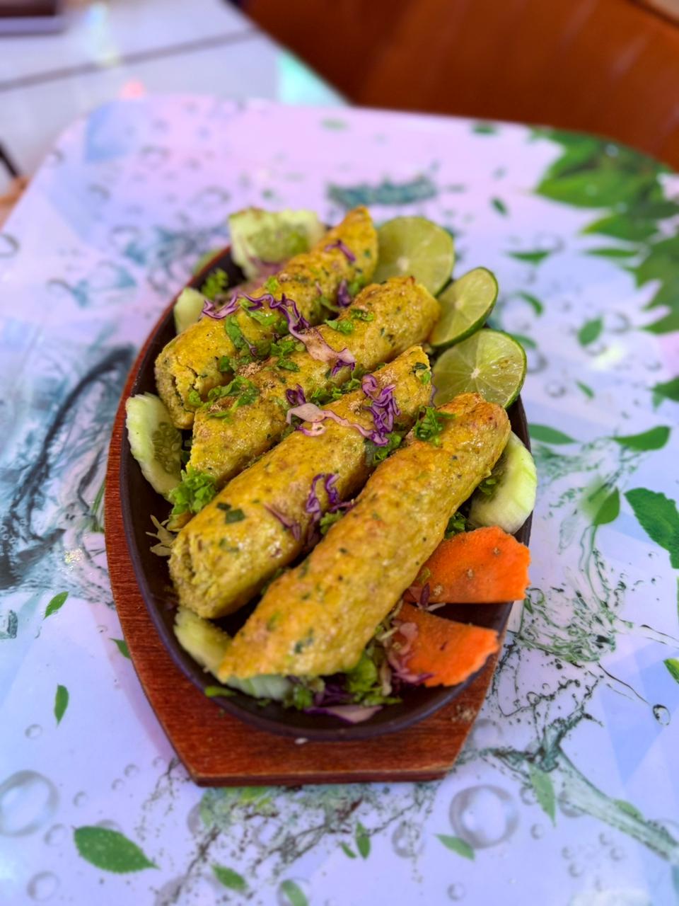 Hariyali Seekh Kebab — Indian Royal Halal Food Restaurant, Sihanoukville