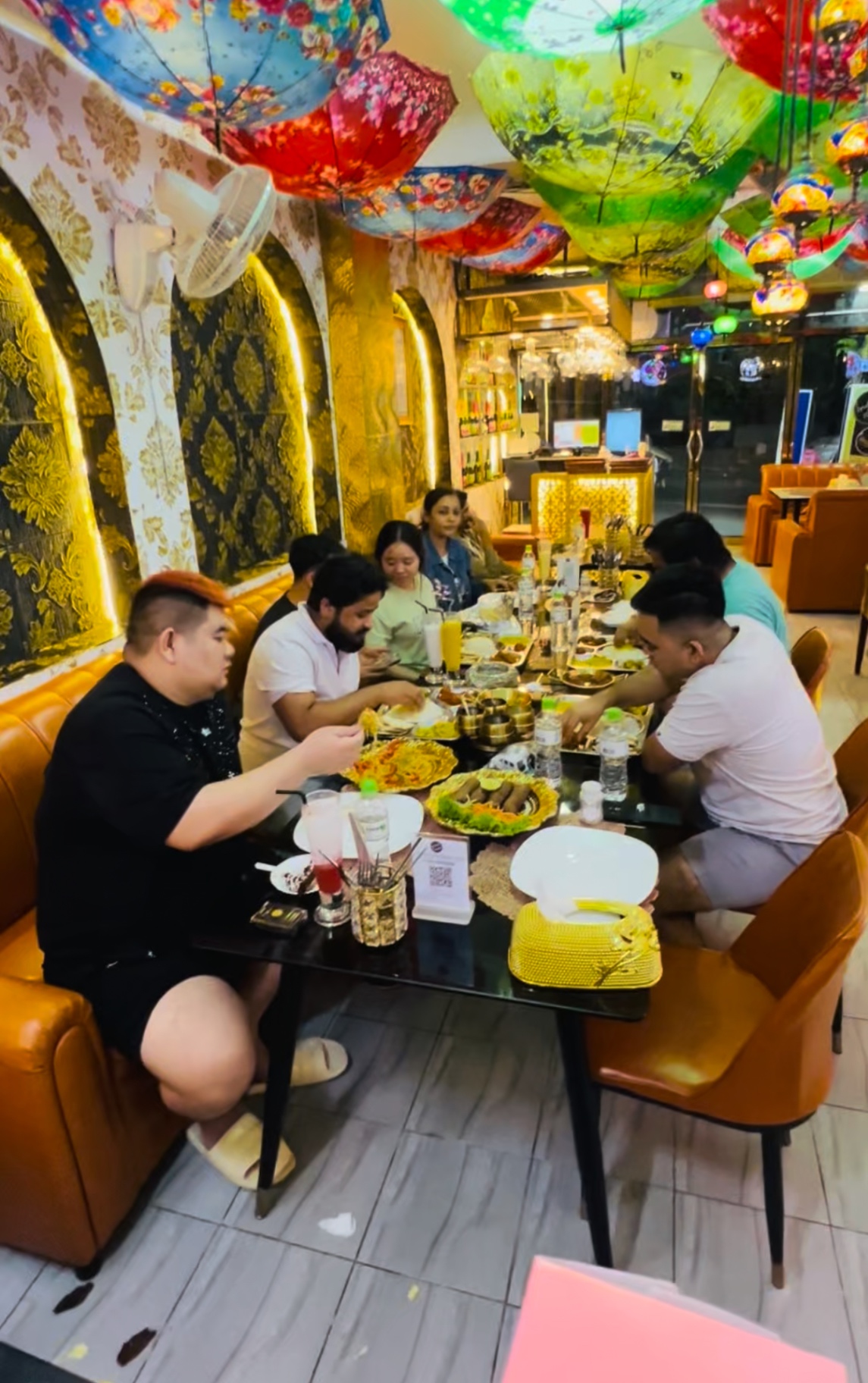 A Full Table — Indian Royal Halal Food Restaurant, Sihanoukville