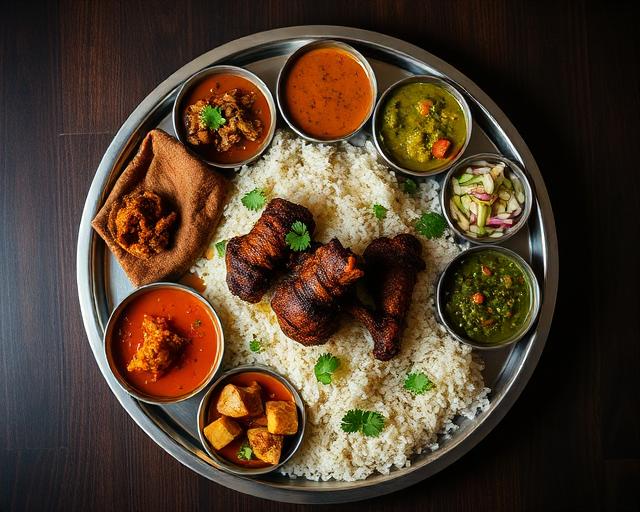 Mutton Thali
